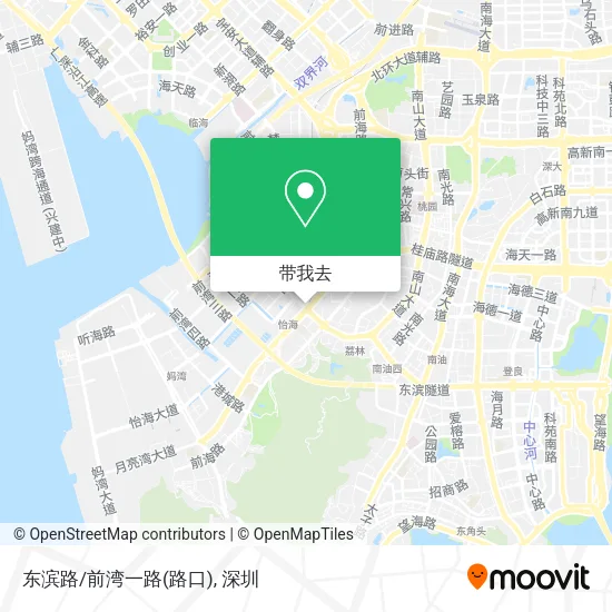 东滨路/前湾一路(路口)地图