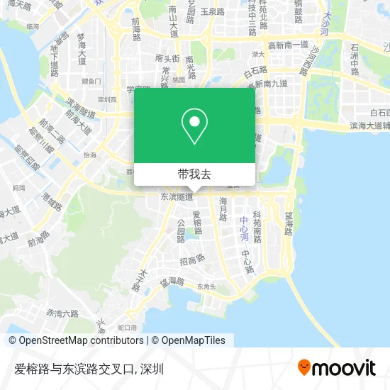 爱榕路与东滨路交叉口地图