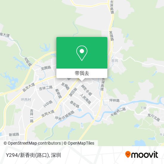 Y294/新香街(路口)地图