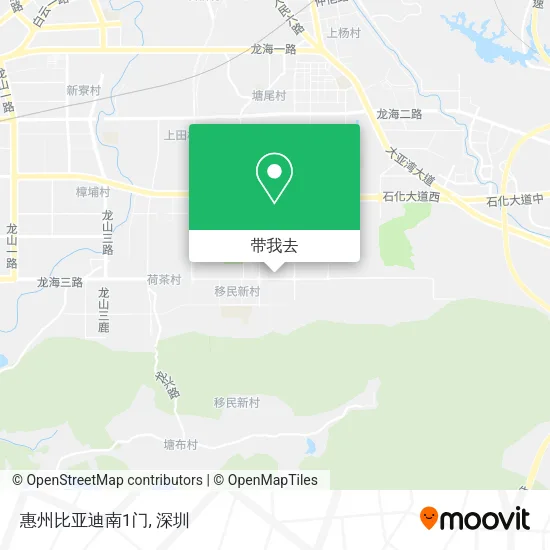 惠州比亚迪南1门地图