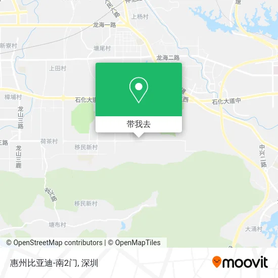 惠州比亚迪-南2门地图