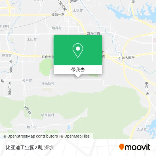 比亚迪工业园2期地图