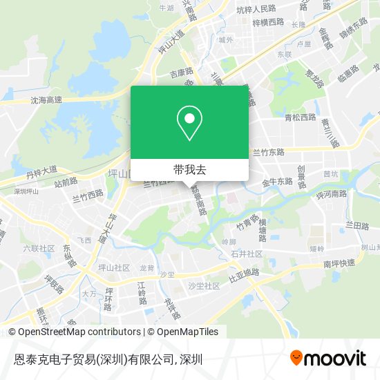 恩泰克电子贸易(深圳)有限公司地图