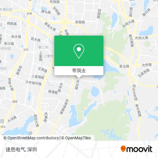捷恩电气地图