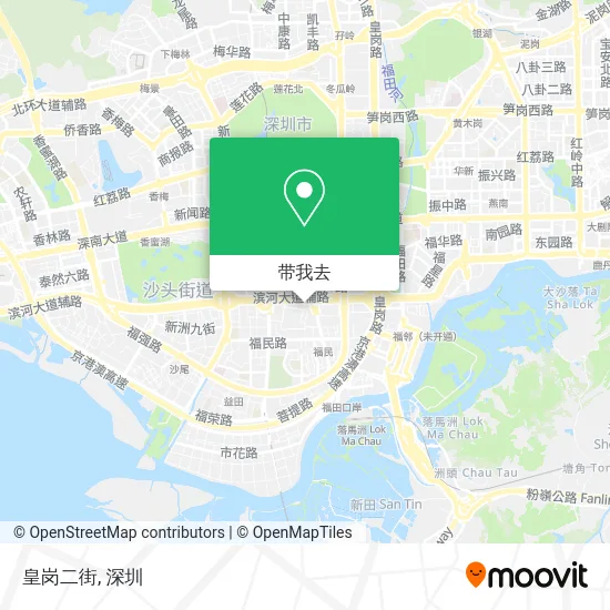 皇岗二街地图