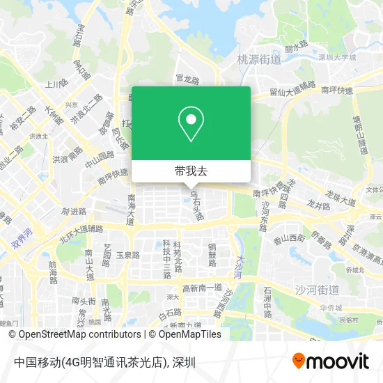 中国移动(4G明智通讯茶光店)地图