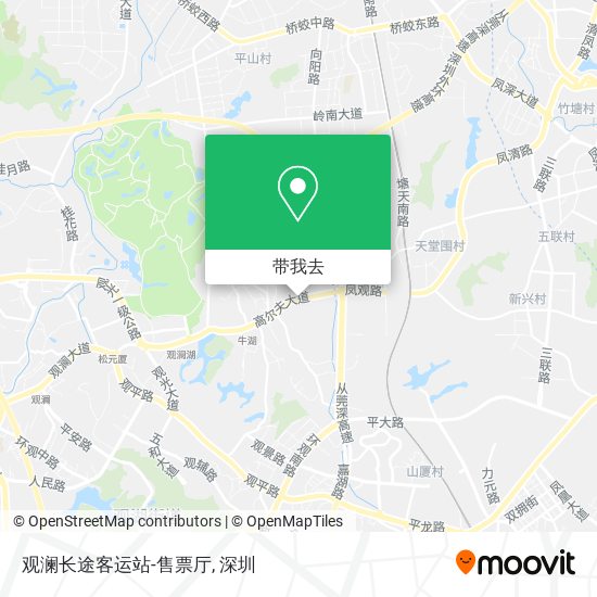 观澜长途客运站-售票厅地图