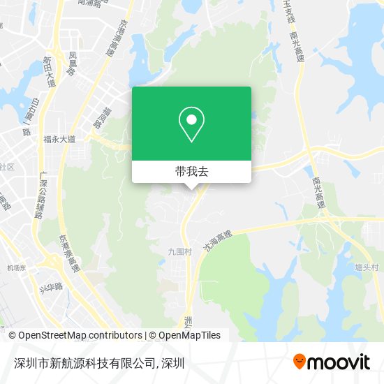 深圳市新航源科技有限公司地图