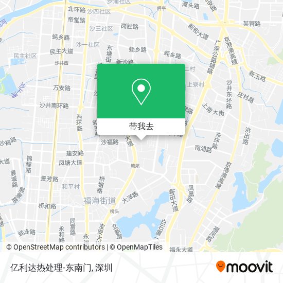 亿利达热处理-东南门地图