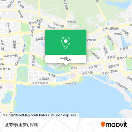 圣寿寺(重庆)地图