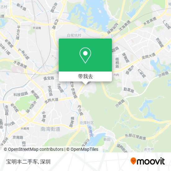 宝明丰二手车地图