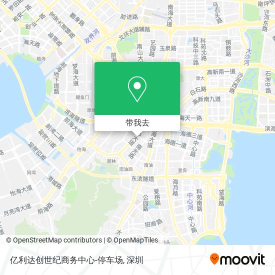 亿利达创世纪商务中心-停车场地图