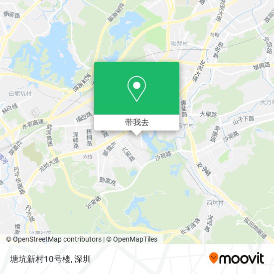 塘坑新村10号楼地图