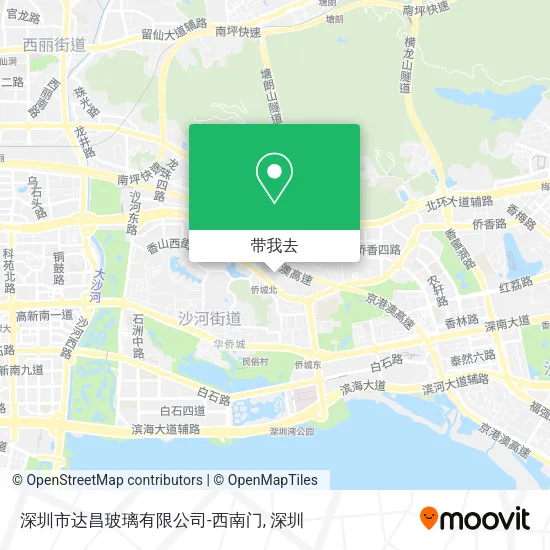 深圳市达昌玻璃有限公司-西南门地图