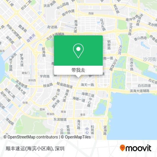 顺丰速运(海滨小区南)地图