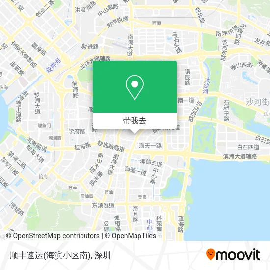 顺丰速运(海滨小区南)地图