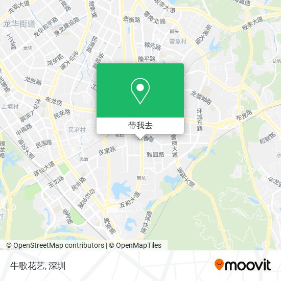 牛歌花艺地图