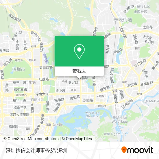 深圳执信会计师事务所地图