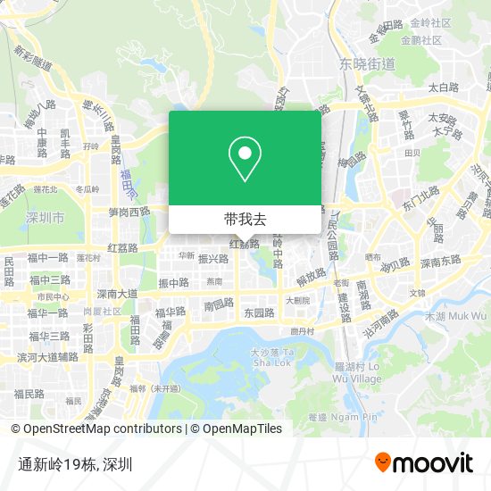 通新岭19栋地图