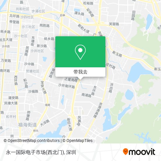 永一国际电子市场(西北门)地图