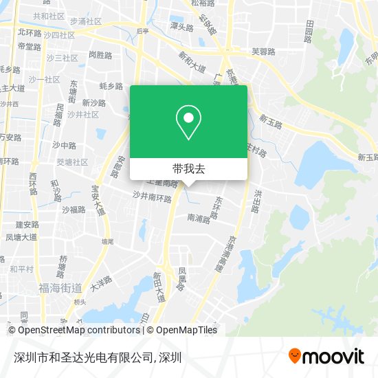 深圳市和圣达光电有限公司地图