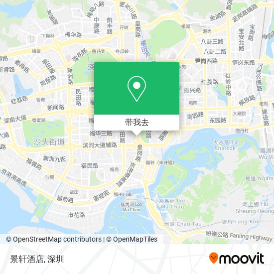 景轩酒店地图