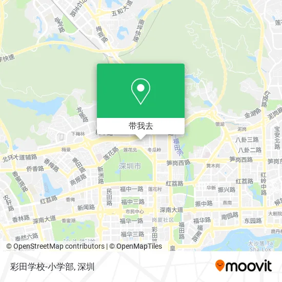 彩田学校-小学部地图