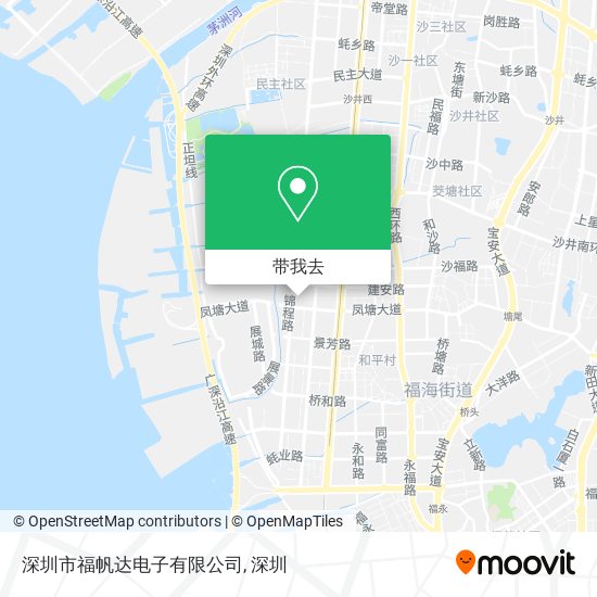 深圳市福帆达电子有限公司地图