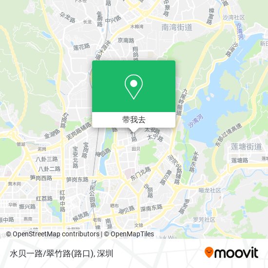 水贝一路/翠竹路(路口)地图