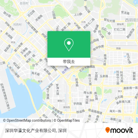 深圳华瀛文化产业有限公司地图