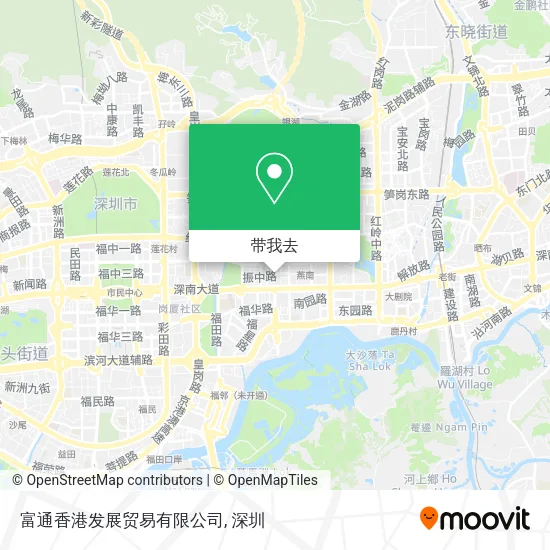 富通香港发展贸易有限公司地图