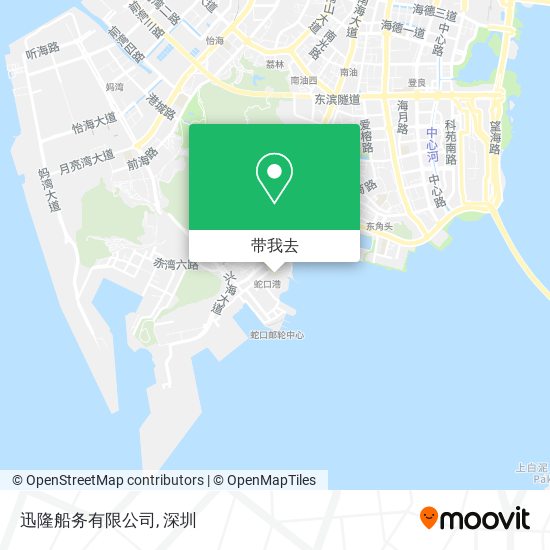 迅隆船务有限公司地图