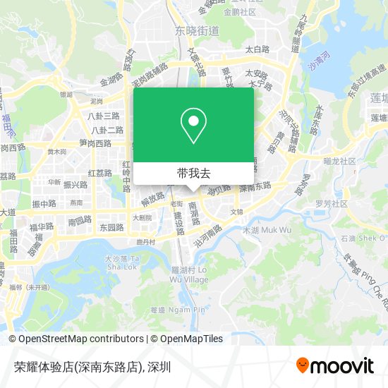 荣耀体验店(深南东路店)地图