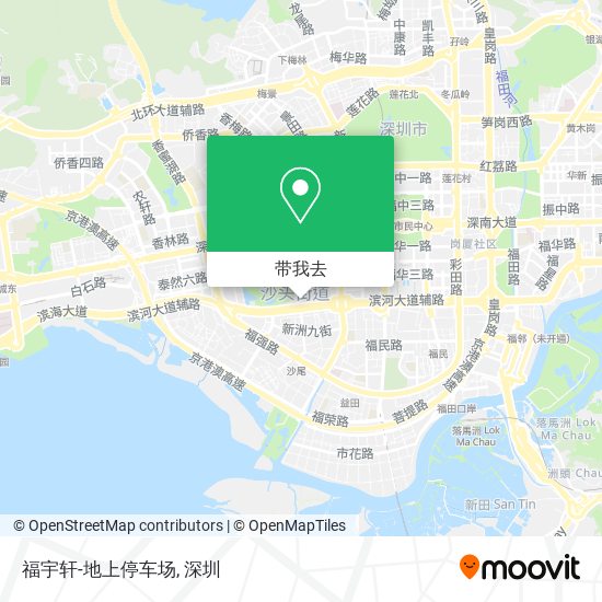 福宇轩-地上停车场地图