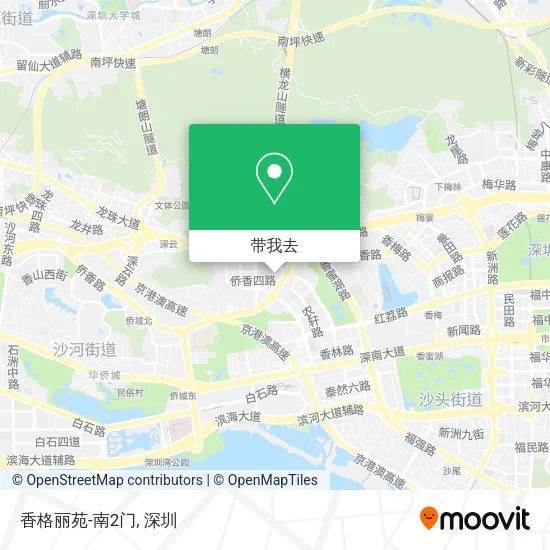 香格丽苑-南2门地图