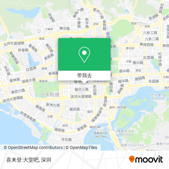 喜来登·大堂吧地图