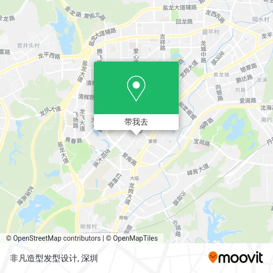 非凡造型发型设计地图