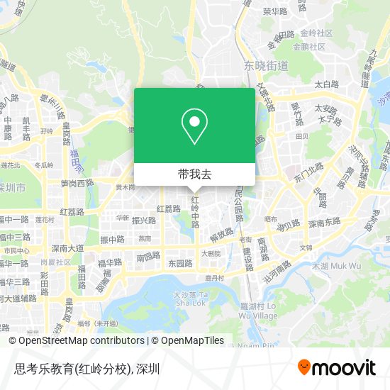 思考乐教育(红岭分校)地图