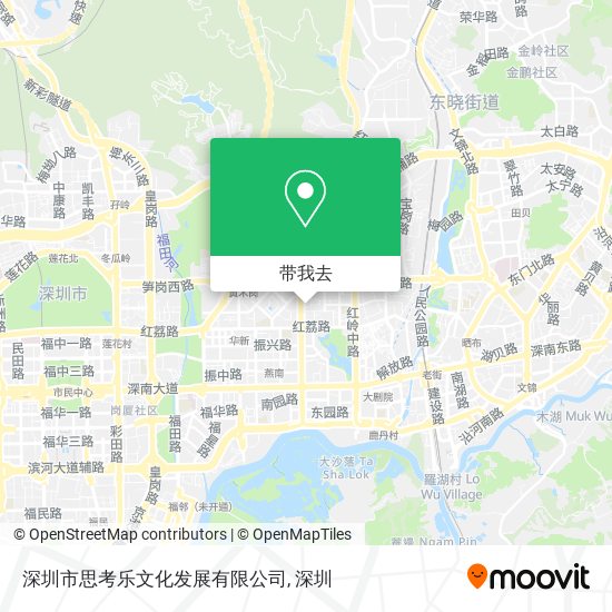 深圳市思考乐文化发展有限公司地图