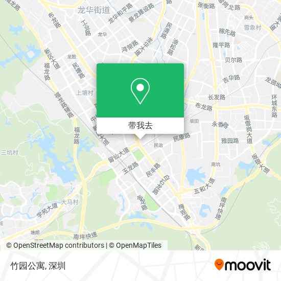 竹园公寓地图