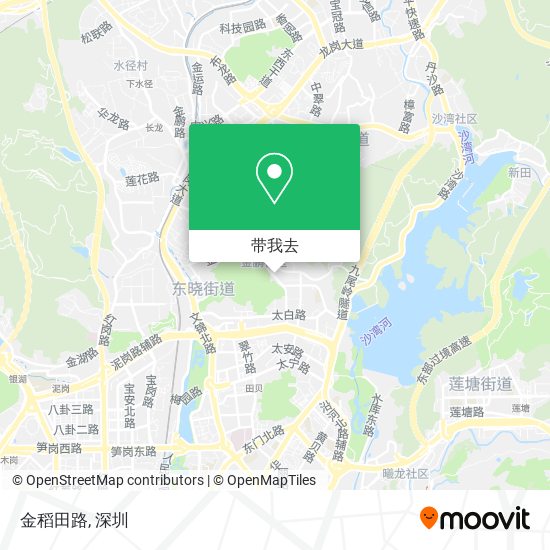 金稻田路地图