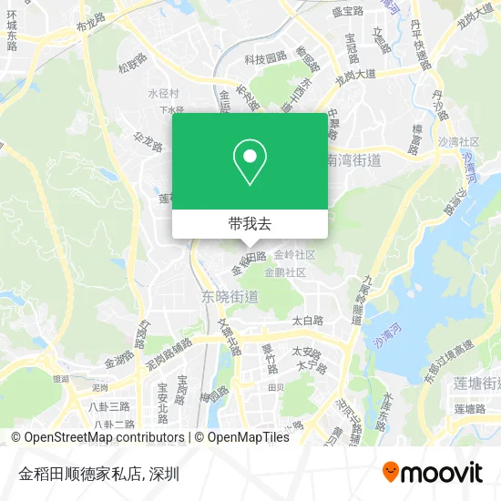金稻田顺德家私店地图