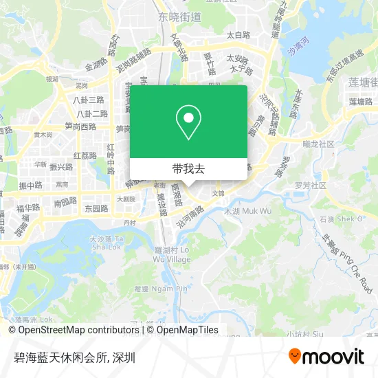 碧海藍天休闲会所地图