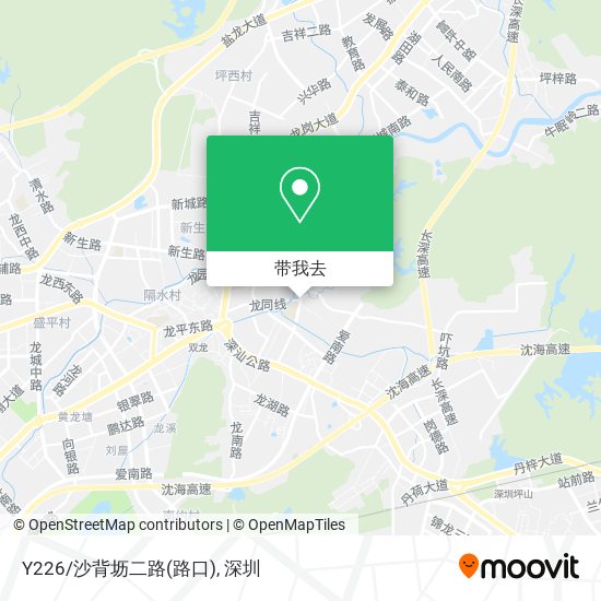 Y226/沙背坜二路(路口)地图
