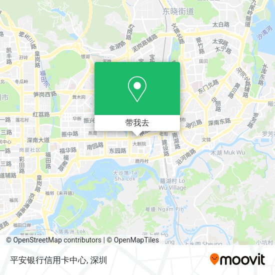 平安银行信用卡中心地图