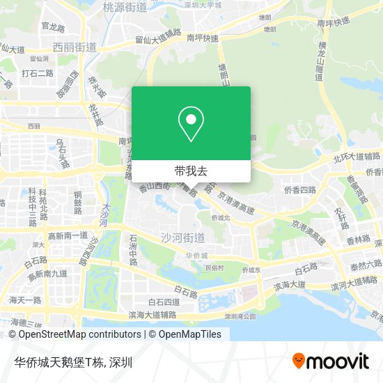 华侨城天鹅堡T栋地图