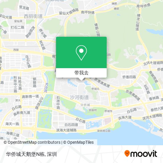 华侨城天鹅堡N栋地图