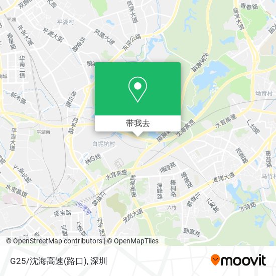 G25/沈海高速(路口)地图
