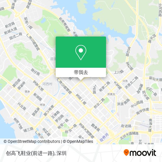 创高飞鞋业(前进一路)地图