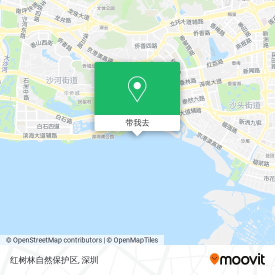 红树林自然保护区地图